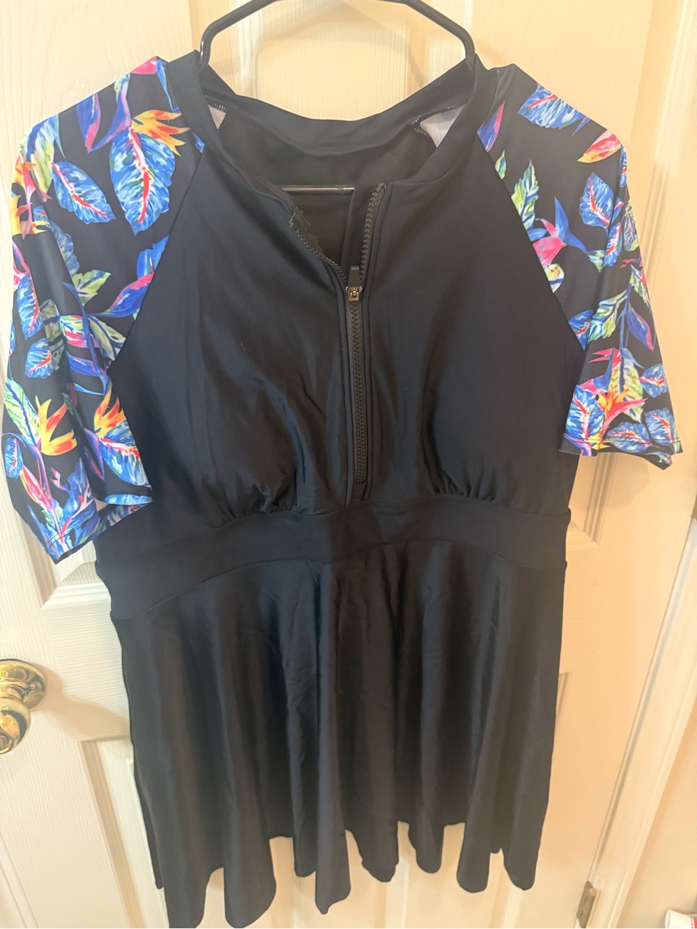 BloomChic Zip-up swim top